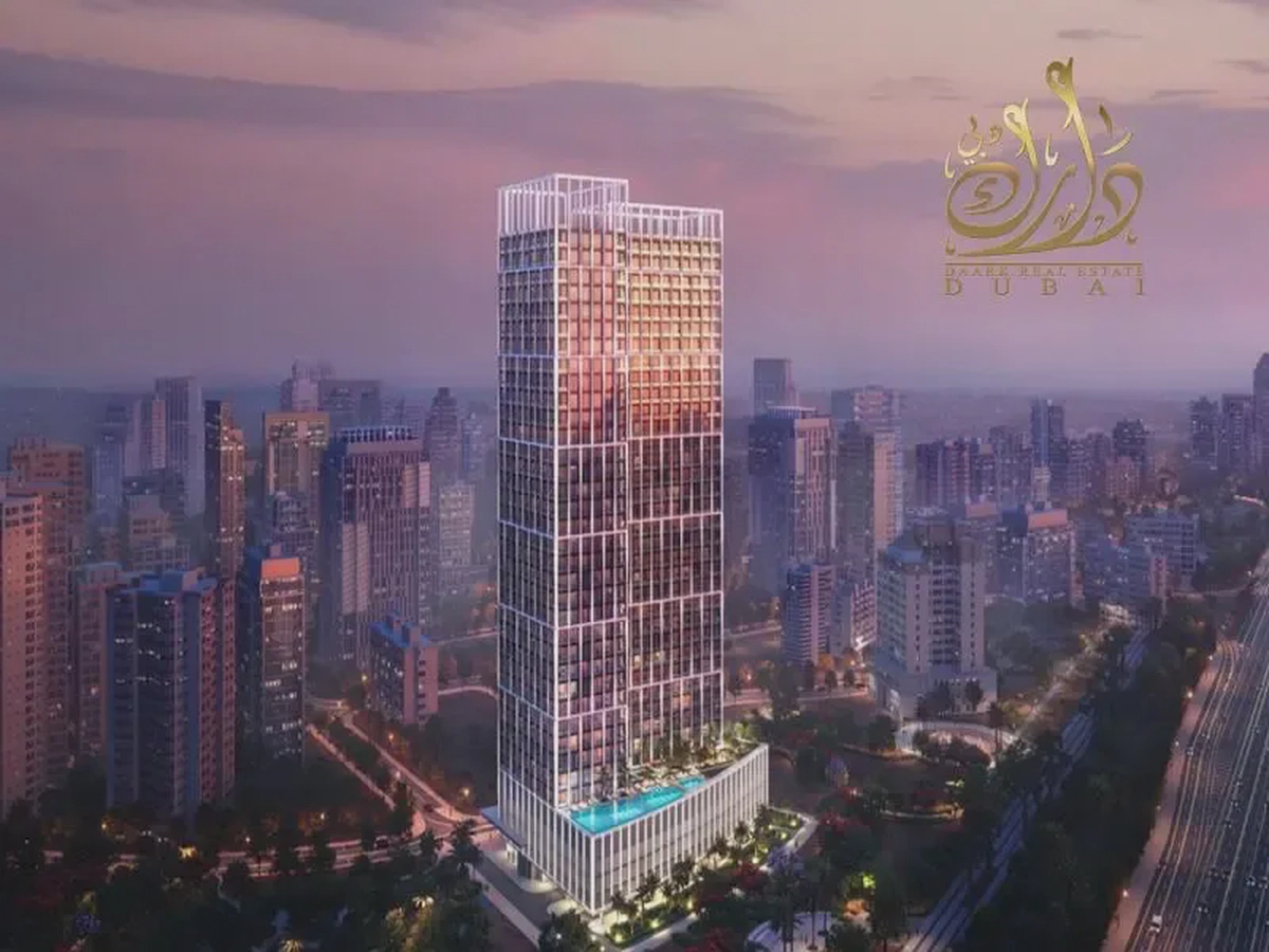 Furnished 1BR Apartment | Binghatti Titania | Balcony & Skyline View