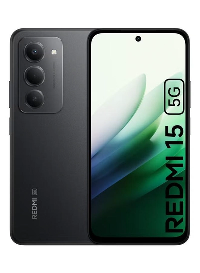Xiaomi Redmi 15 5G Dual SIM Midnight Black 8GB RAM 256GB - Global Version-0