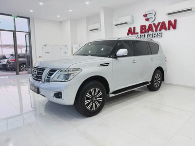 نيسان باترول SE V6 فضي / اسود خليجي Nissan Patrol SE V6 2018 - GCC Specs - Excellent Condition-1