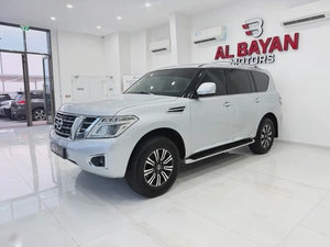 نيسان باترول SE V6 فضي / اسود خليجي Nissan Patrol SE V6 2018 - GCC Specs - Excellent Condition