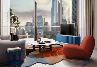 Luxury 1 BHK | High Floor | Canal View-1