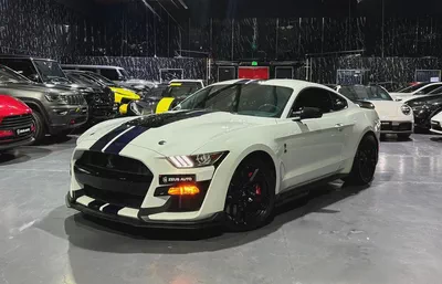Ford Mustang Shelby GT500 2022 Low Mileage | GCC | White/Blue | AL Tayer Warranty and Service 2028-0
