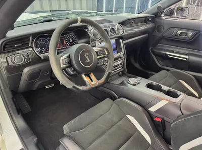 Ford Mustang Shelby GT500 2022 Low Mileage | GCC | White/Blue | AL Tayer Warranty and Service 2028-9