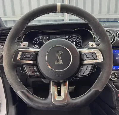 Ford Mustang Shelby GT500 2022 Low Mileage | GCC | White/Blue | AL Tayer Warranty and Service 2028-13