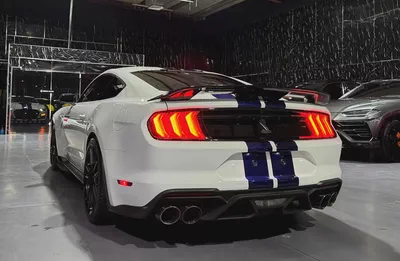 Ford Mustang Shelby GT500 2022 Low Mileage | GCC | White/Blue | AL Tayer Warranty and Service 2028-4