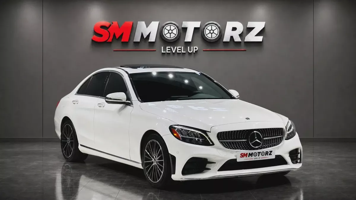 MERCEDES C300 2021 USA SPECS CLEAN CONDITION WITH ONE YEAR WARRANTY
