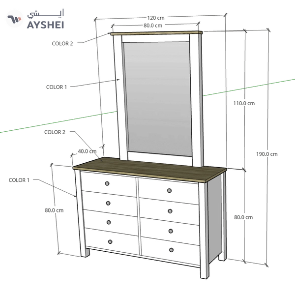 Dresser with Mirror, CD09