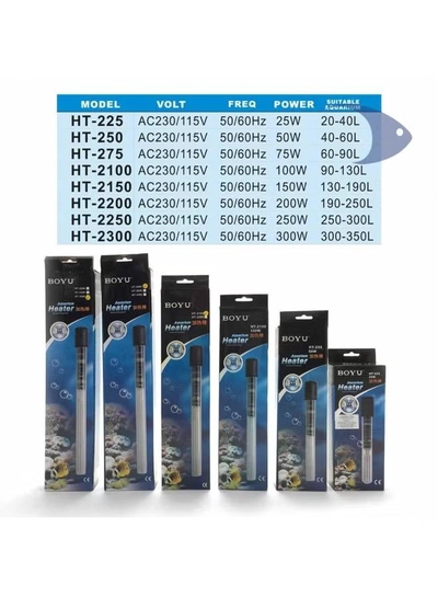 BOYU Aquarium Heater [HT-Series] [Power - 200W]-2
