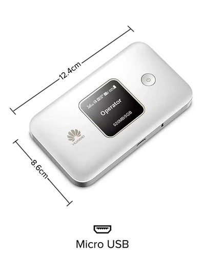 HUAWEI 4G Mobile WiFi 3 | LTE Cat7 300Mbps Speed | Up to 32 WiFi Users | 3000mAh Battery White-2