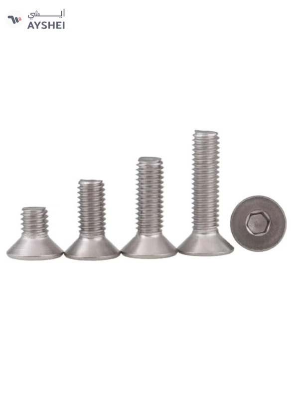 ABBASALI Stainless Steel Flat Head Socket Screws