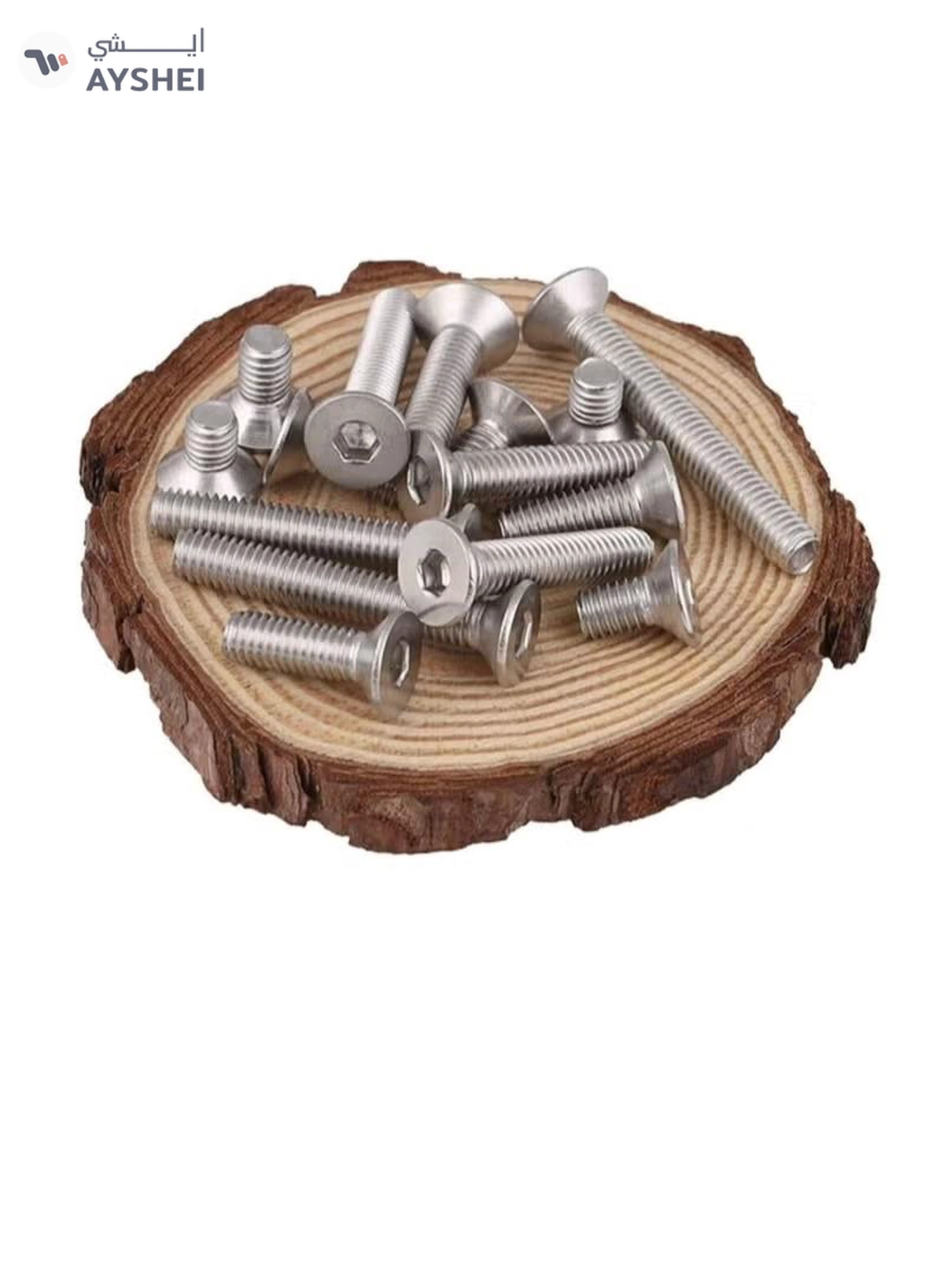ABBASALI Stainless Steel Flat Head Socket Screws-4-4
