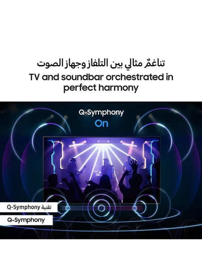 Samsung Smart TV, Crystal UHD, DU7000, 65 Inch, 2024, International Version PurColor, 4K Upscaling, Tizen OS, Q-Symphony UA65DU7000 Black-5