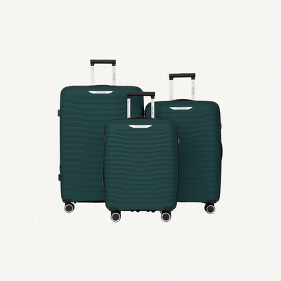 Para John TRACE Series - 3 Piece Expandable Polypropylene Luggage Set-0
