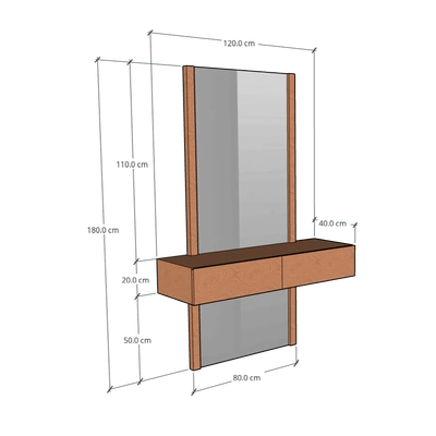 Claire Wall Mounted Dresser-2