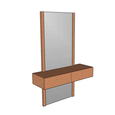Claire Wall Mounted Dresser-3