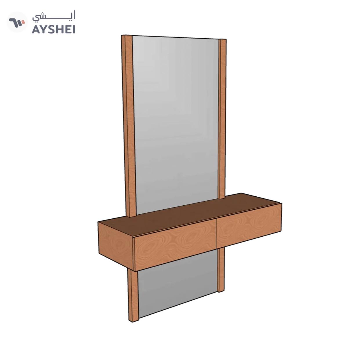 Claire Wall Mounted Dresser-3-3