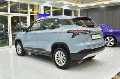 AED 823 EMi at 0% DP | Chevrolet Groove LT ( 2023 Model ) in Blue Color GCC Specs-6