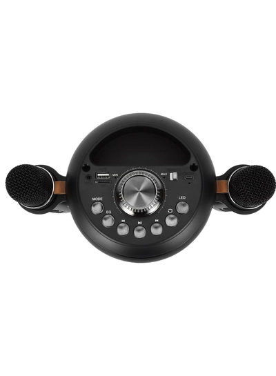 Olsenmark Portable Karaoke Speaker- OMMS1298/ with 2 Mic, USB, TF, Bluetooth, AUX, Wi-Fi Function/ 10 m Range-1