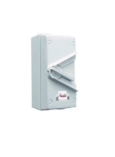 ABBASALI Electric 35A 440V Surface Mount Double Pole Isolating Switch-0