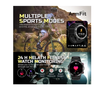 ArmFit Hulk Smartwatch For Men, AMOLED Always On Display-4