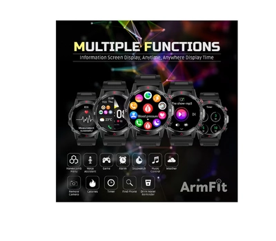 ArmFit Hulk Smartwatch For Men, AMOLED Always On Display-3