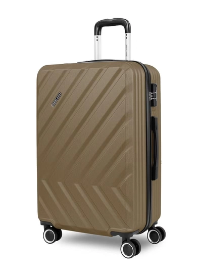 PARAJOHN Prisma Series Set of 3 Luggage | Lightweight Small 10KG, Medium 20KG & Large 30KG ABS 4 Wheels Trolley Hardsided Travel Suitcase - Gold-1