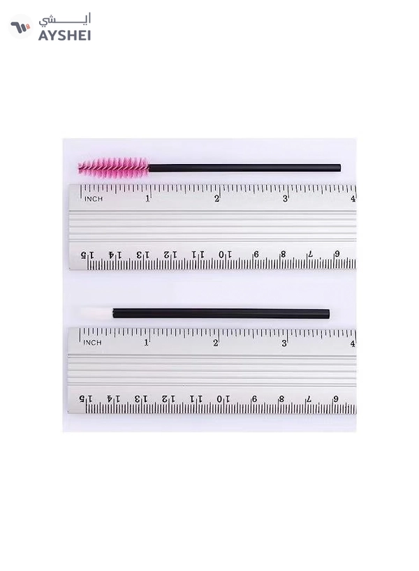 ORiTi 100 Disposable Mascara Wand Spoolies and Lip Brushes, Lipstick Lipgloss Applicator 