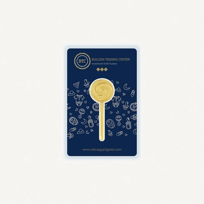 BTC 5 Gram Pure Gold Kids Lollipop- Exclusive Gifting and Collectable 24 carat-0