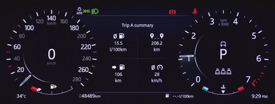 AED 1,963 EMi at 0% DP | Land Rover Range Rover Evoque R-Dynamic ( 2021 Model ) Red Color GCC Specs-12