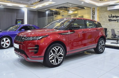 AED 1,963 EMi at 0% DP | Land Rover Range Rover Evoque R-Dynamic ( 2021 Model ) Red Color GCC Specs-1