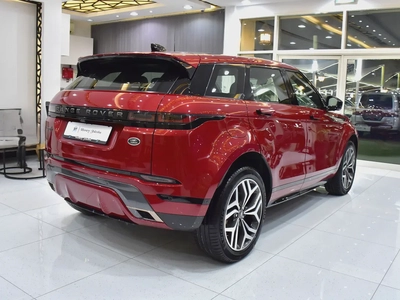 AED 1,963 EMi at 0% DP | Land Rover Range Rover Evoque R-Dynamic ( 2021 Model ) Red Color GCC Specs-5