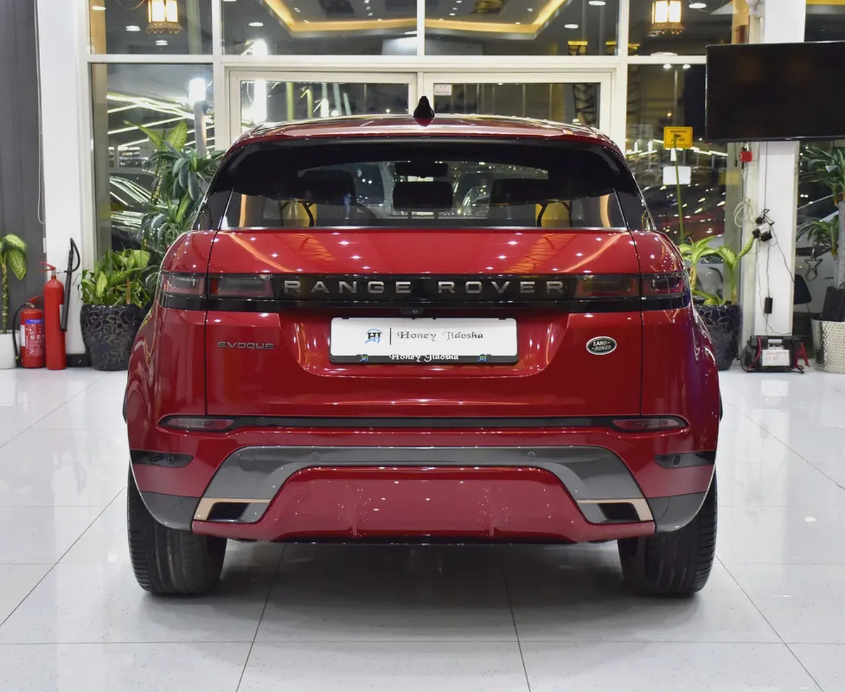 AED 1,963 EMi at 0% DP | Land Rover Range Rover Evoque R-Dynamic ( 2021 Model ) Red Color GCC Specs-4-4