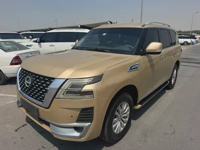 Nissan patrol 2016 look 2020 gold color GacC calen car-2