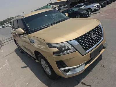 Nissan patrol 2016 look 2020 gold color GacC calen car-3