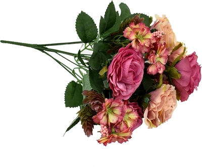 Yatai European Style 6/Heads Luxury Silk Rose Flowers Artificial Plants For Multiple Occasions-1