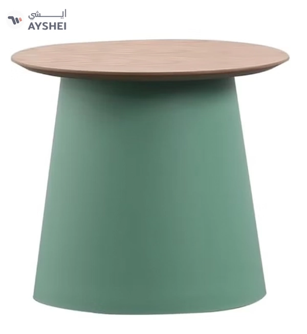 Daamudi KAI Round Table, Minimalist Center Table or Coffee Table for Home & Office