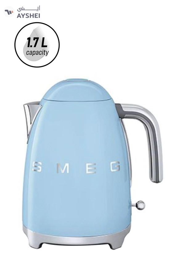 Smeg 50'S Retro Style Aesthetic Electric Kettle 1.7 L 2400 W KLF03PBAU / KLF03PBUK / KLF03PBEU Pastel Blue