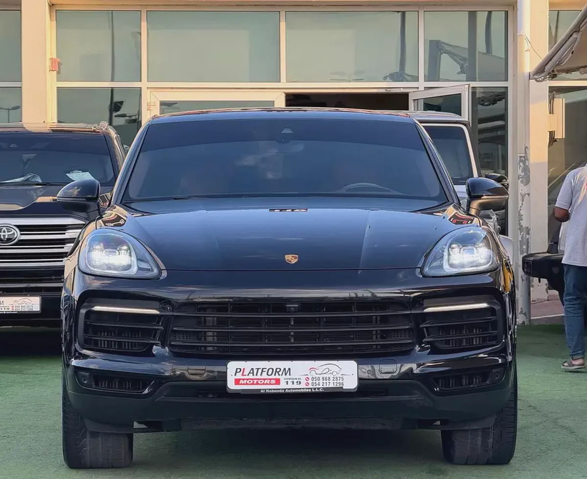 Porsche cayenne coupe model 2023 gcc original paint بورش كايان كوب ٢٠٢٣ خليجي صبغ وكالة-1-1