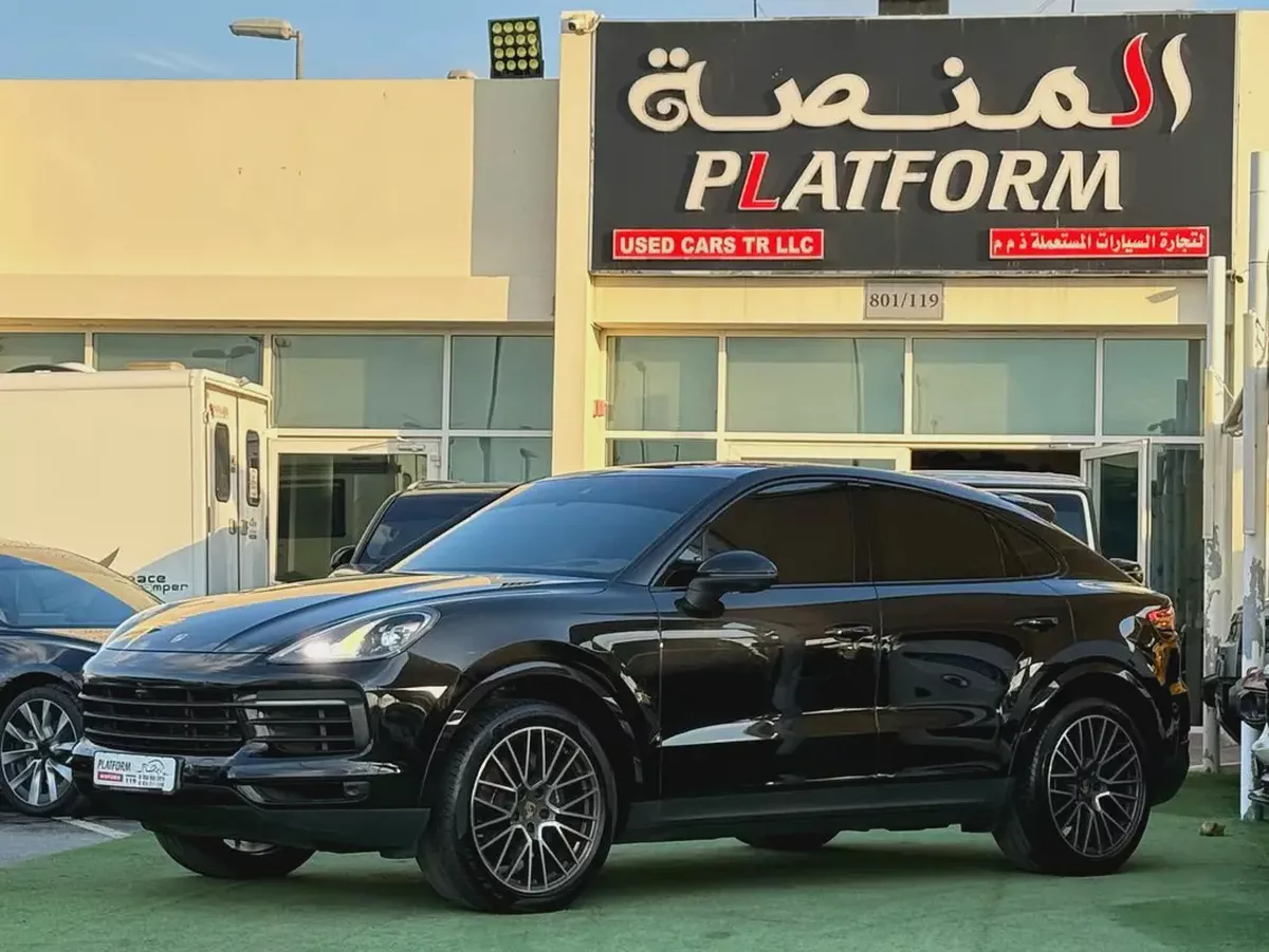 Porsche cayenne coupe model 2023 gcc original paint بورش كايان كوب ٢٠٢٣ خليجي صبغ وكالة-2-2
