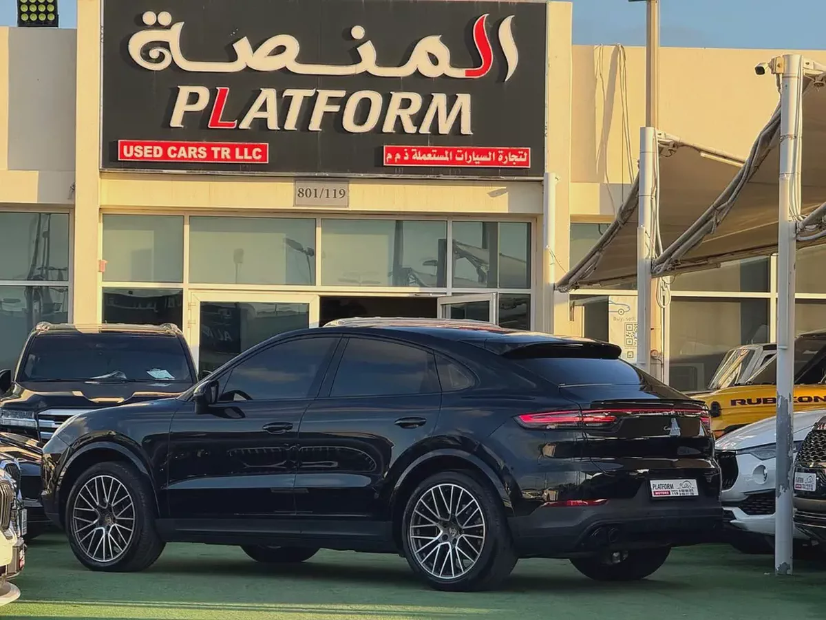 Porsche cayenne coupe model 2023 gcc original paint بورش كايان كوب ٢٠٢٣ خليجي صبغ وكالة-3-3