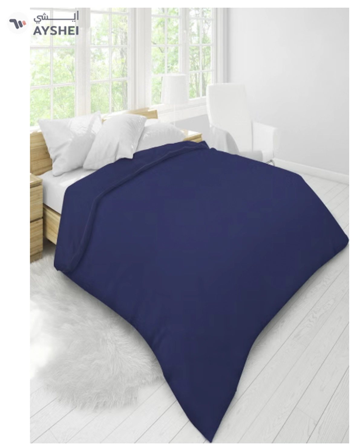 Raymond Home Microfiber Quilt All Season AC Soft Lightweight Blanket Double-3-3