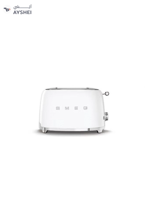 smeg 50's Retro Style 2 Slice Toaster 1035 W TSF01WHUK/AU / TSF01WHEU White