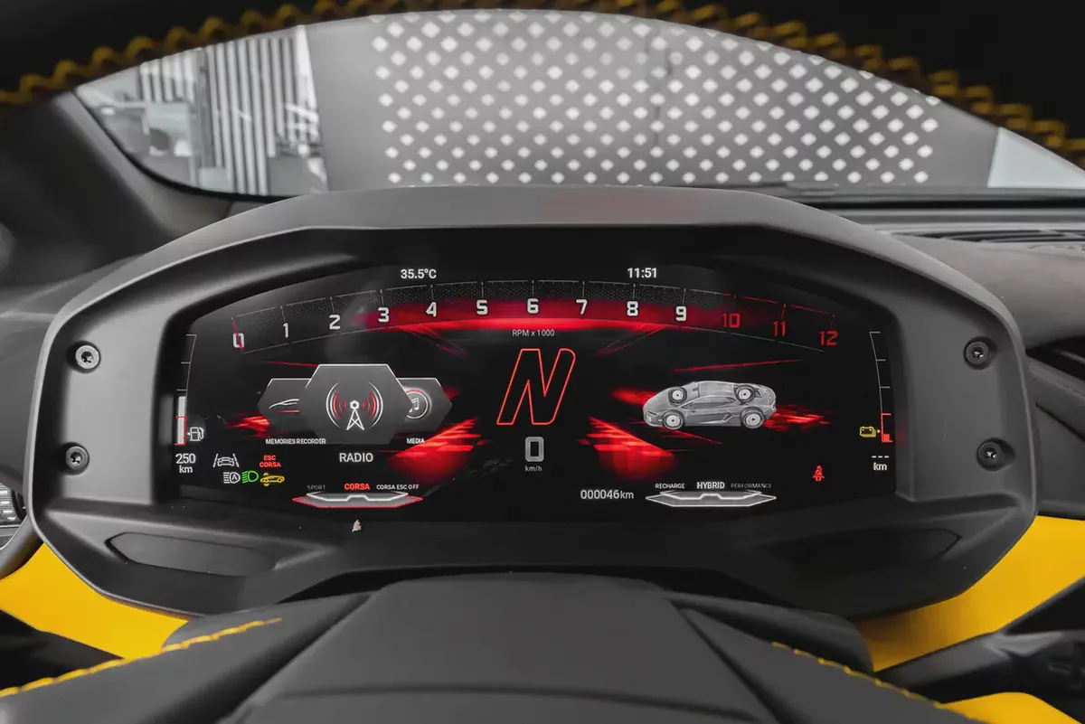 Lamborghini Temerario | 2027 | HPEV | 920 HP | AWD | Black / Yellow & Black Interior-16-16