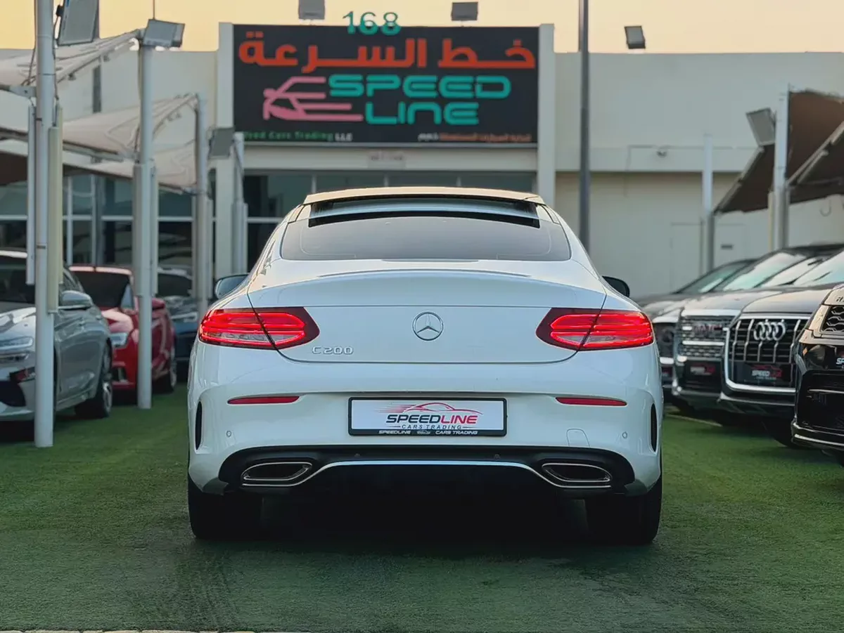 Mercedes-Benz C200 Coupe 2022 | GCC Specs | Low Mileage | Pristine Condition-2-2