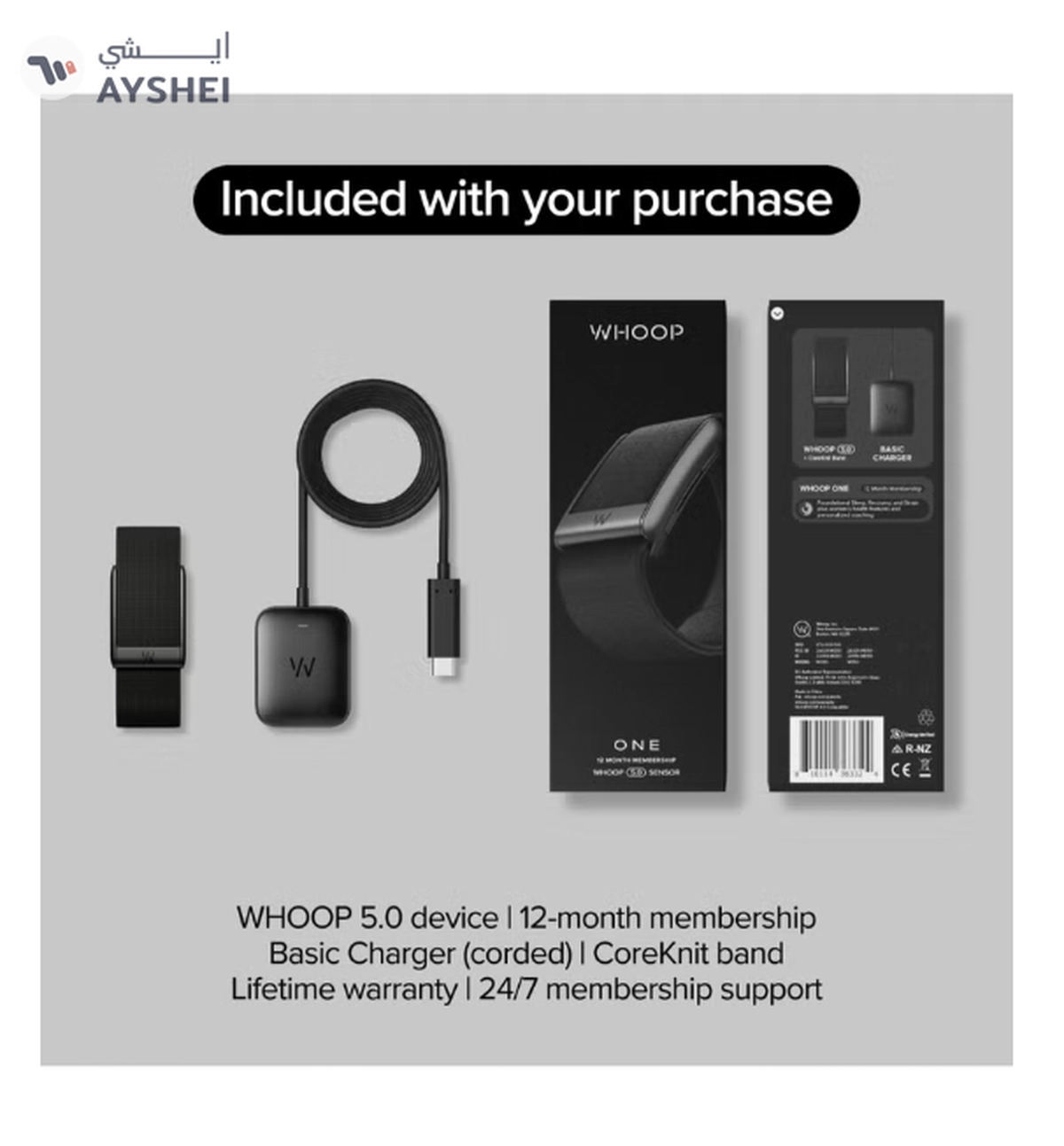 Whoop One – 12-Month Membership – 5.0 Health and Fitness Wearable-4-4