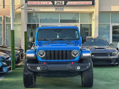 JEEP WRANGLER RUBICON 2024 GCC ORIGINAL PAINT UNDER WARRANTY FULL SERVICE HISTORY PERFECT CONDITION-1