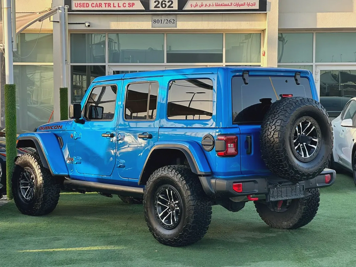 JEEP WRANGLER RUBICON 2024 GCC ORIGINAL PAINT UNDER WARRANTY FULL SERVICE HISTORY PERFECT CONDITION-3-3