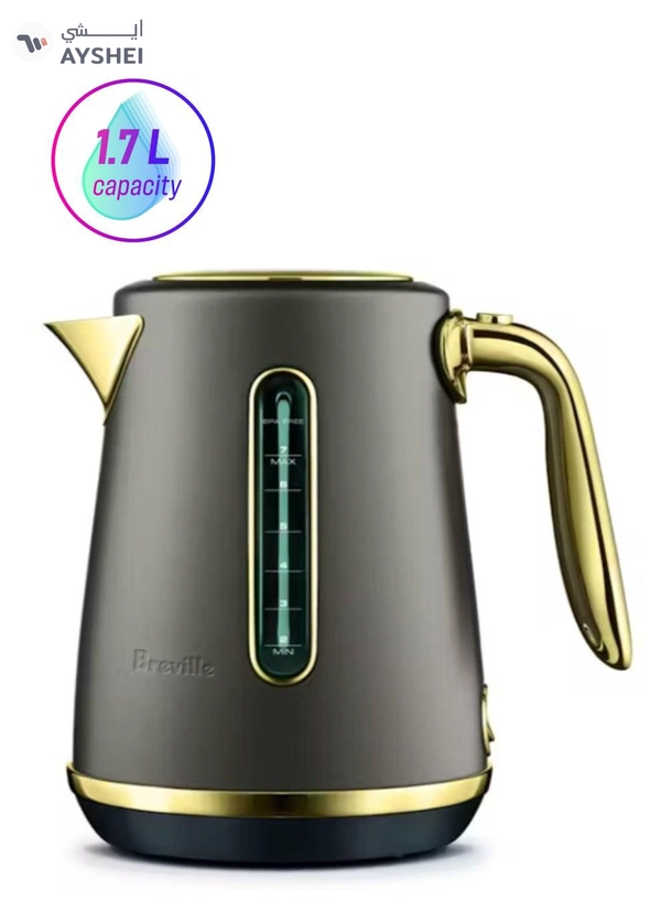 Breville Soft Top Luxe Brass Kettle (International Version) 1.7 L 2400 W BKE735PMB2IAN1/AU Portobello Mushroom