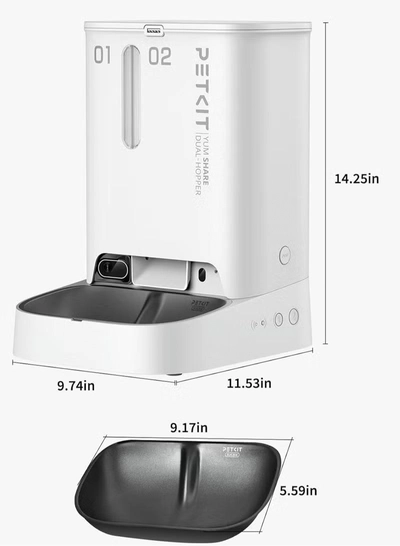 PETKIT Yumshare Gemini Automatic Cat Feeder-1