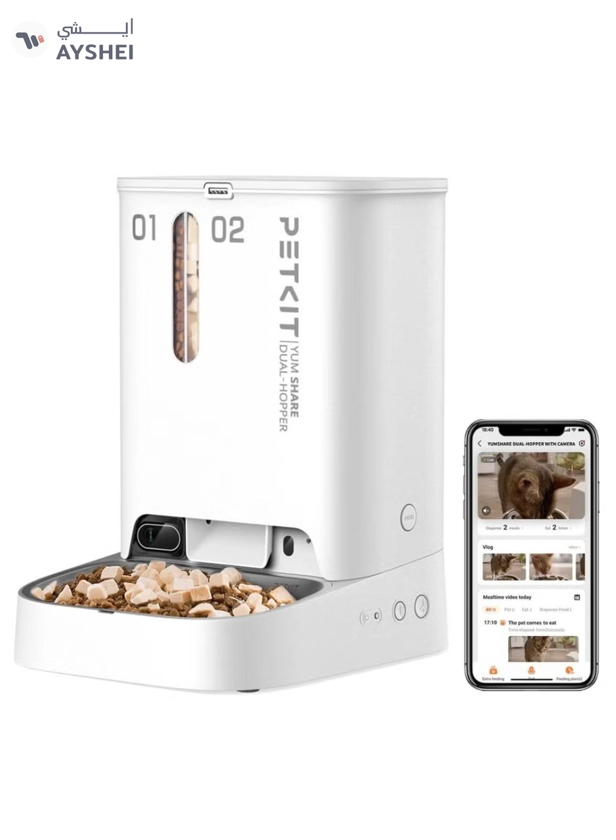 PETKIT Yumshare Gemini Automatic Cat Feeder